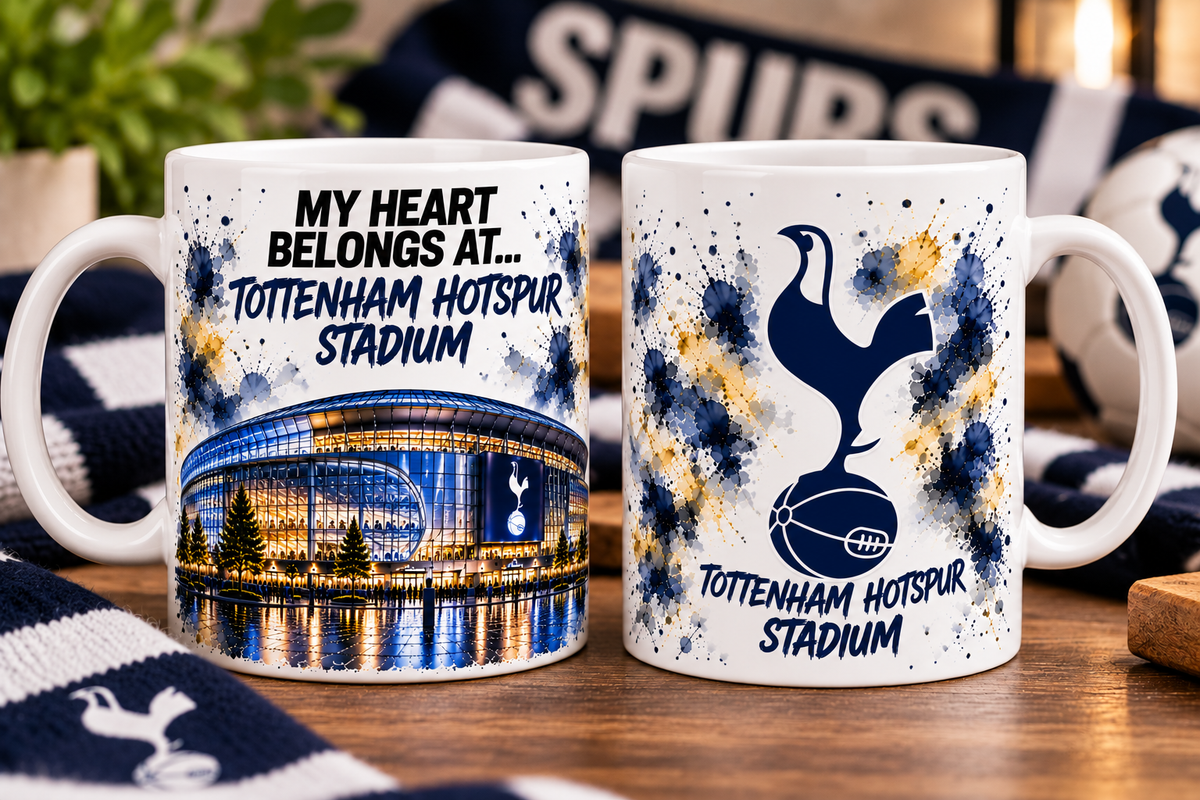 Football Stadium Mug – My Heart Belongs At…