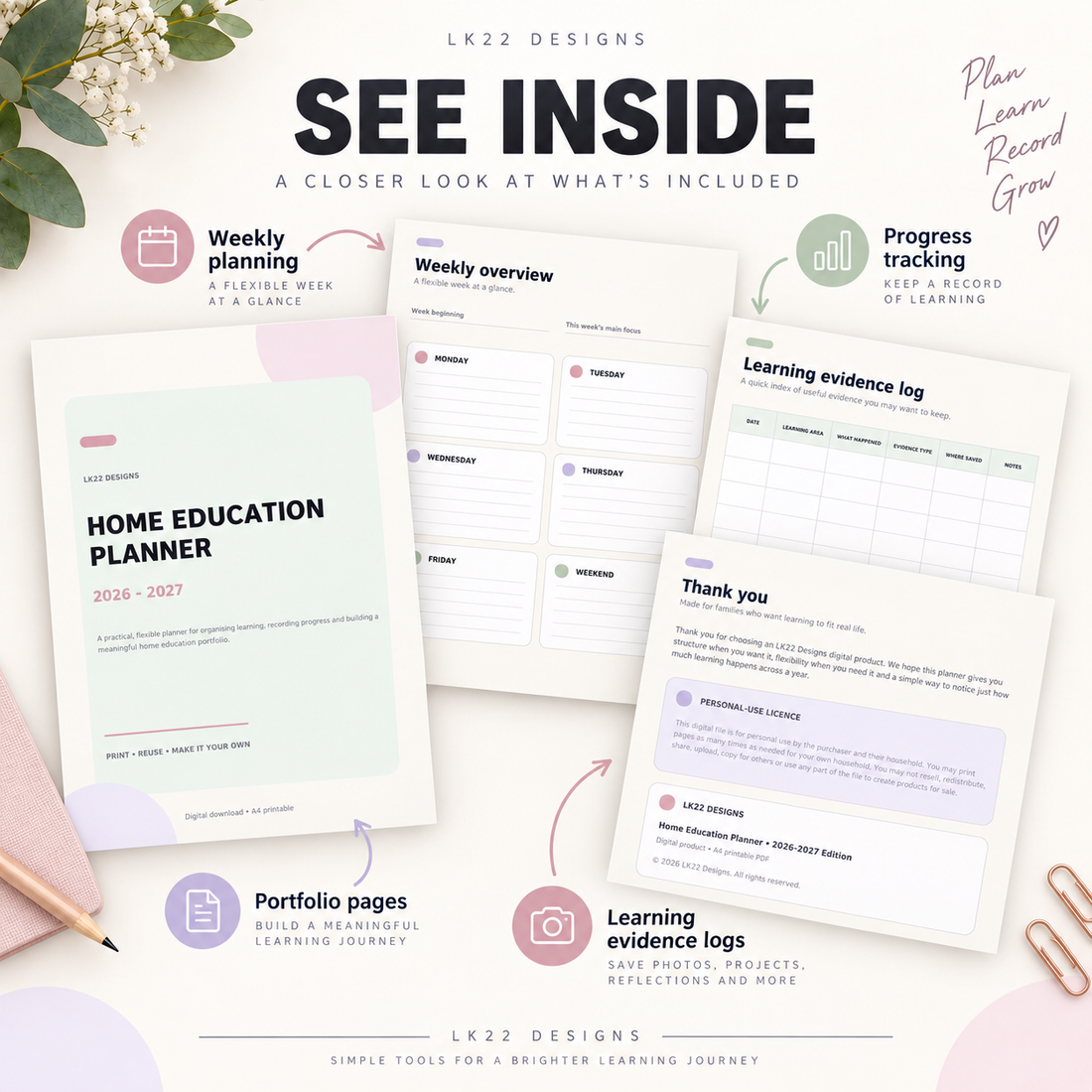 Home Education Planner 2026–2027: How to Organise Your Homeschool Year