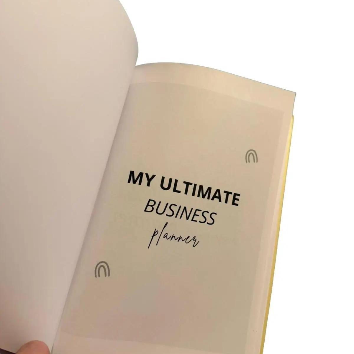 The Ultimate Business Planner – Undated Small Business Planner | LK22Designs Hardback planner book Manifestation Dream