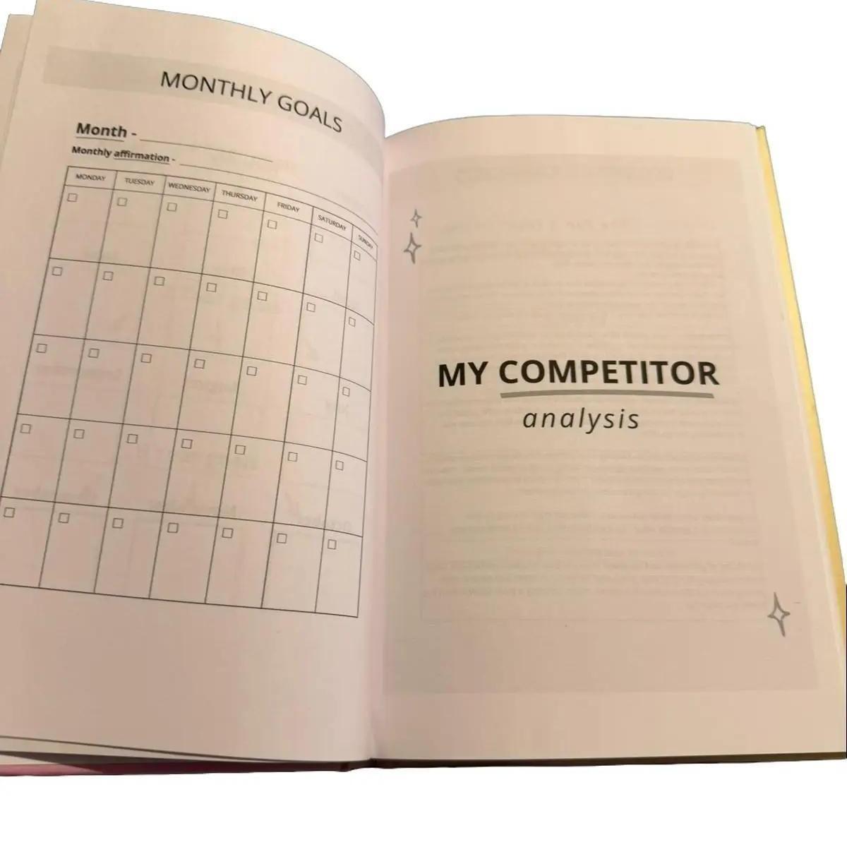 The Ultimate Business Planner – Undated Small Business Planner | LK22Designs Hardback planner book Manifestation Dream