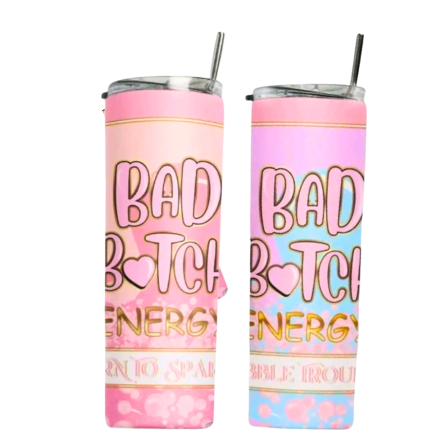 Bad Bitch Duo X2 Pattern Gift Design For Girls and Gifts For Mums 750ml Water Bottle