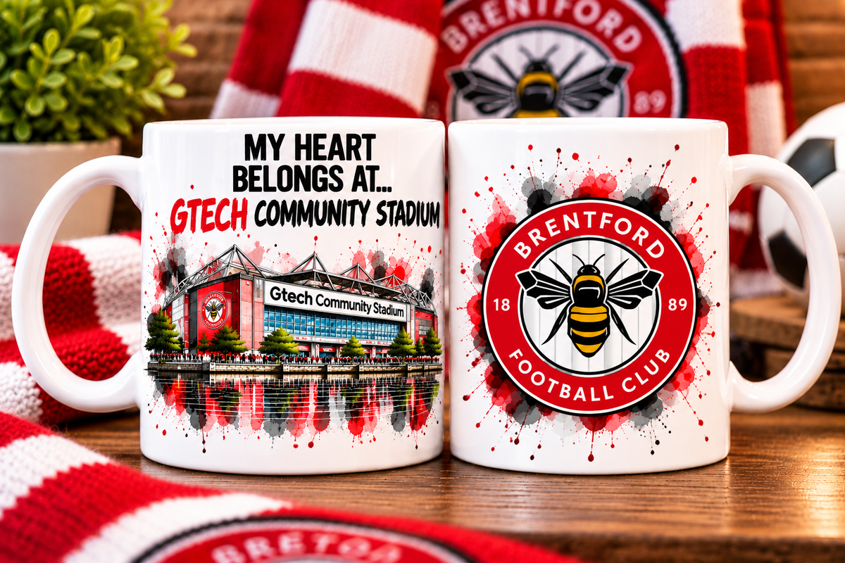 Football Stadium Mug – My Heart Belongs At…
