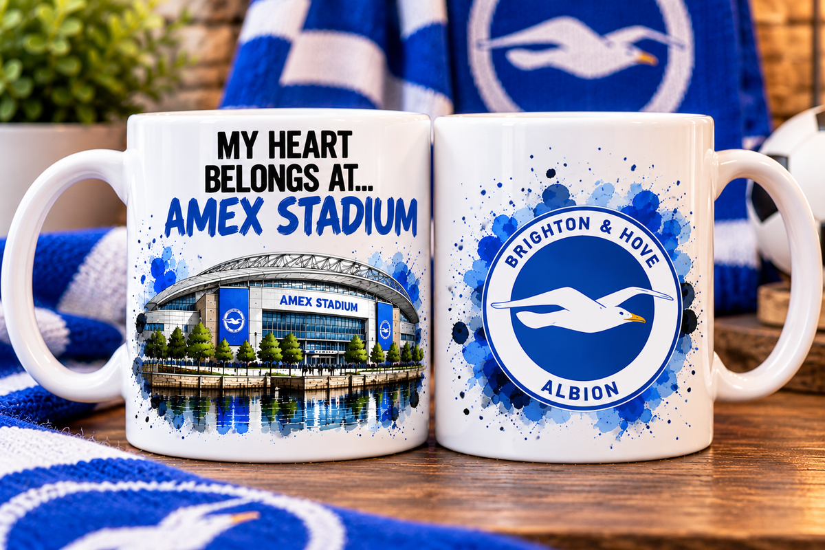 Football Stadium Mug – My Heart Belongs At…