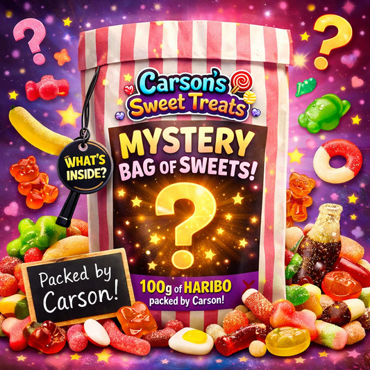 🍬 Carson’s Sweet Treats – Mystery Bag of Sweets (100g)