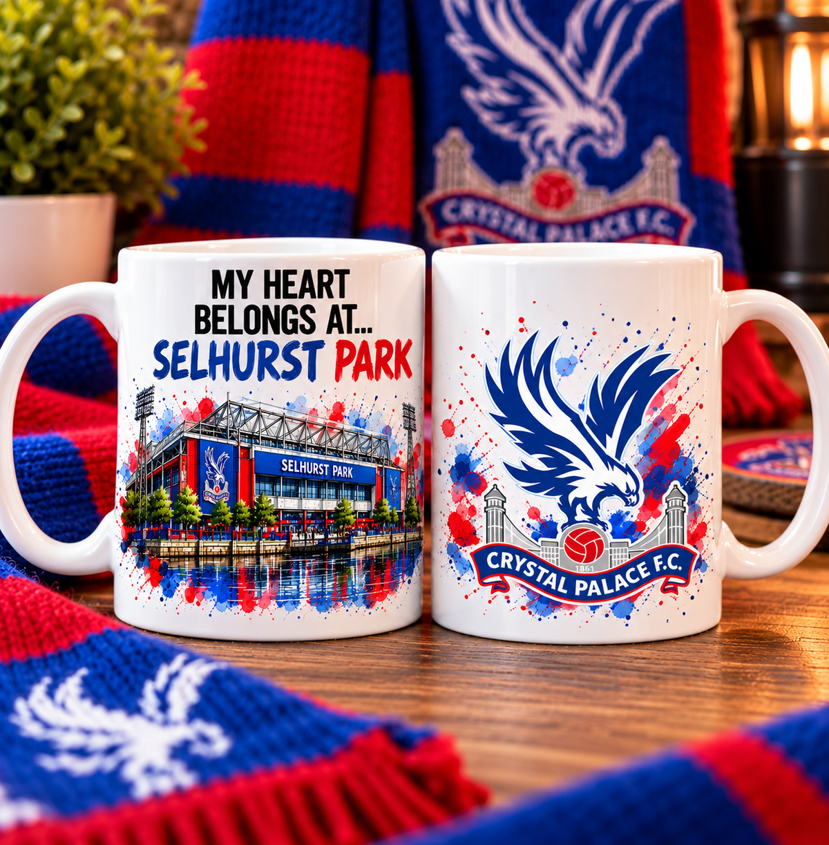 Football Stadium Mug – My Heart Belongs At…
