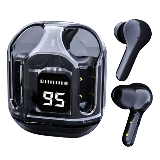 Wireless Earbuds Earphones-Bluetooth 5.3 USB C Mini Headphones Ear Buds Touch Control Microphone Hi-Fi Stereo Sound Deep Bass CVC Noise Cancelling Dual LED Display 35H Playtime Water-Resistant