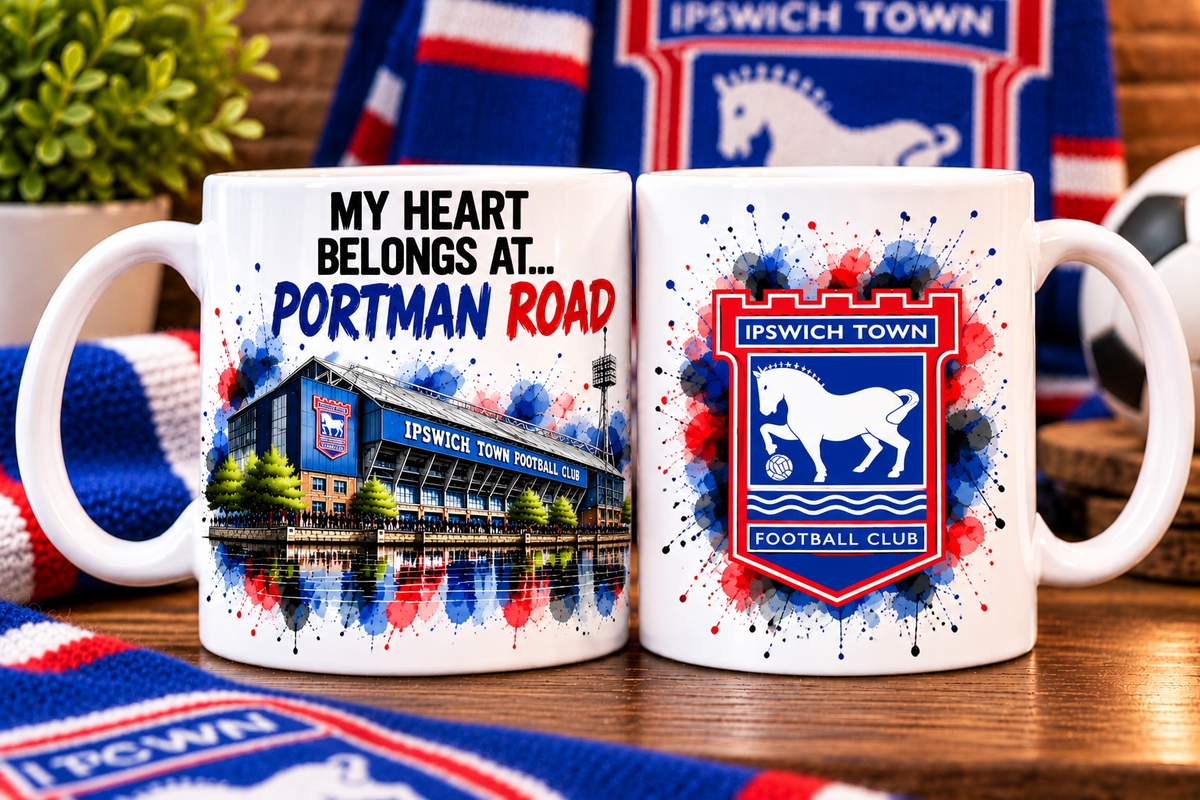 Football Stadium Mug – My Heart Belongs At…