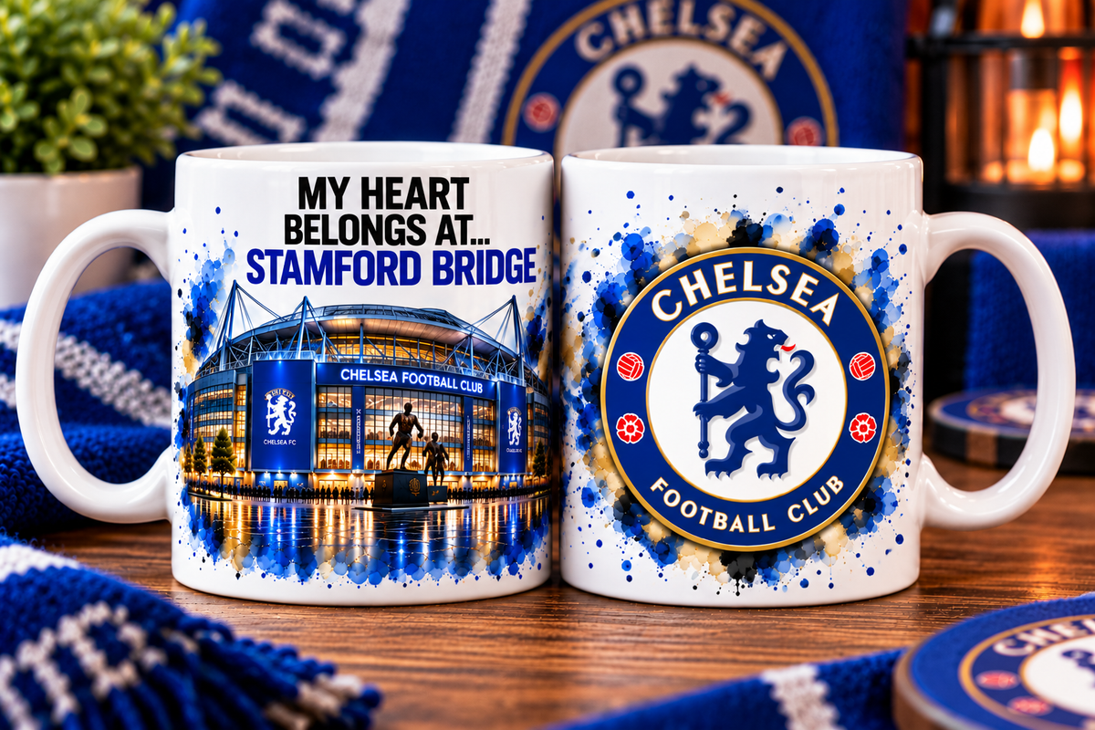 Football Stadium Mug – My Heart Belongs At…
