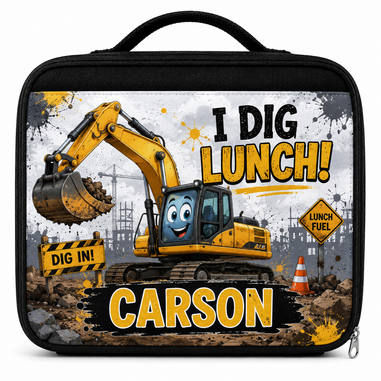 Personalised Children’s Lunch Bag with Name Insulated School Lunch Bag Day 11 of 177 design a day challenge ❤️