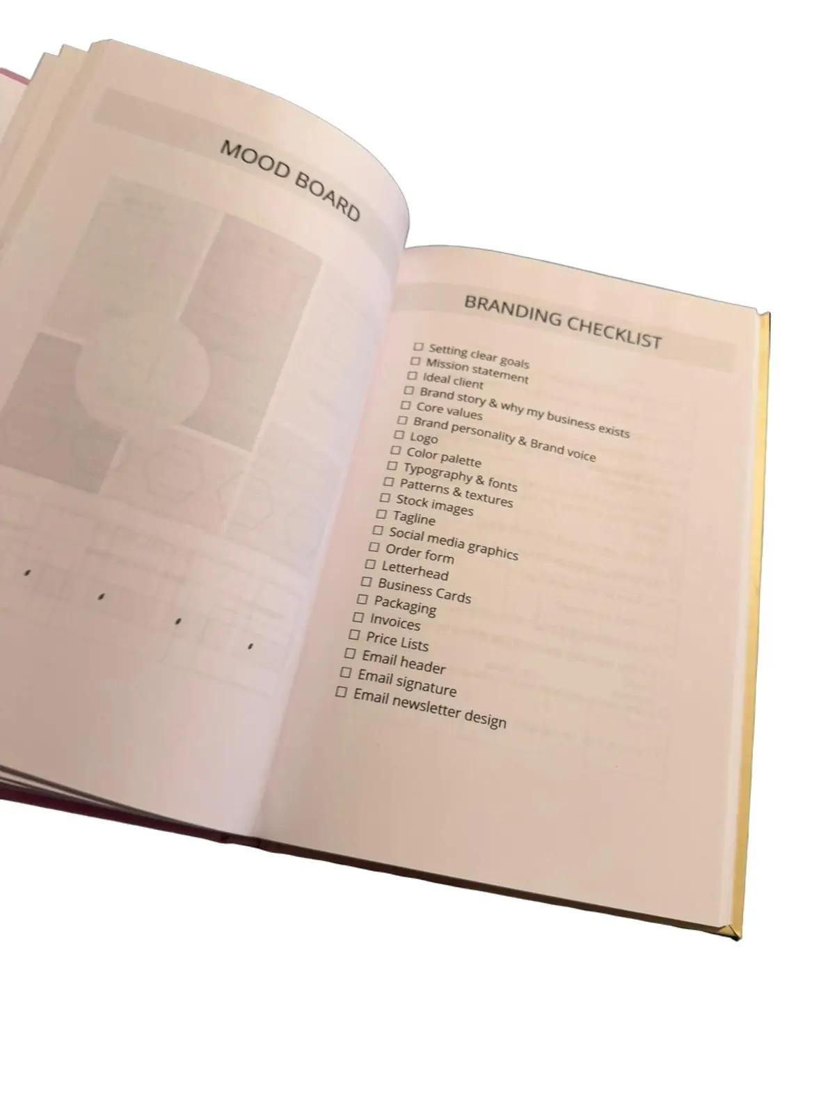 The Ultimate Business Planner – Undated Small Business Planner | LK22Designs Hardback planner book Manifestation Dream