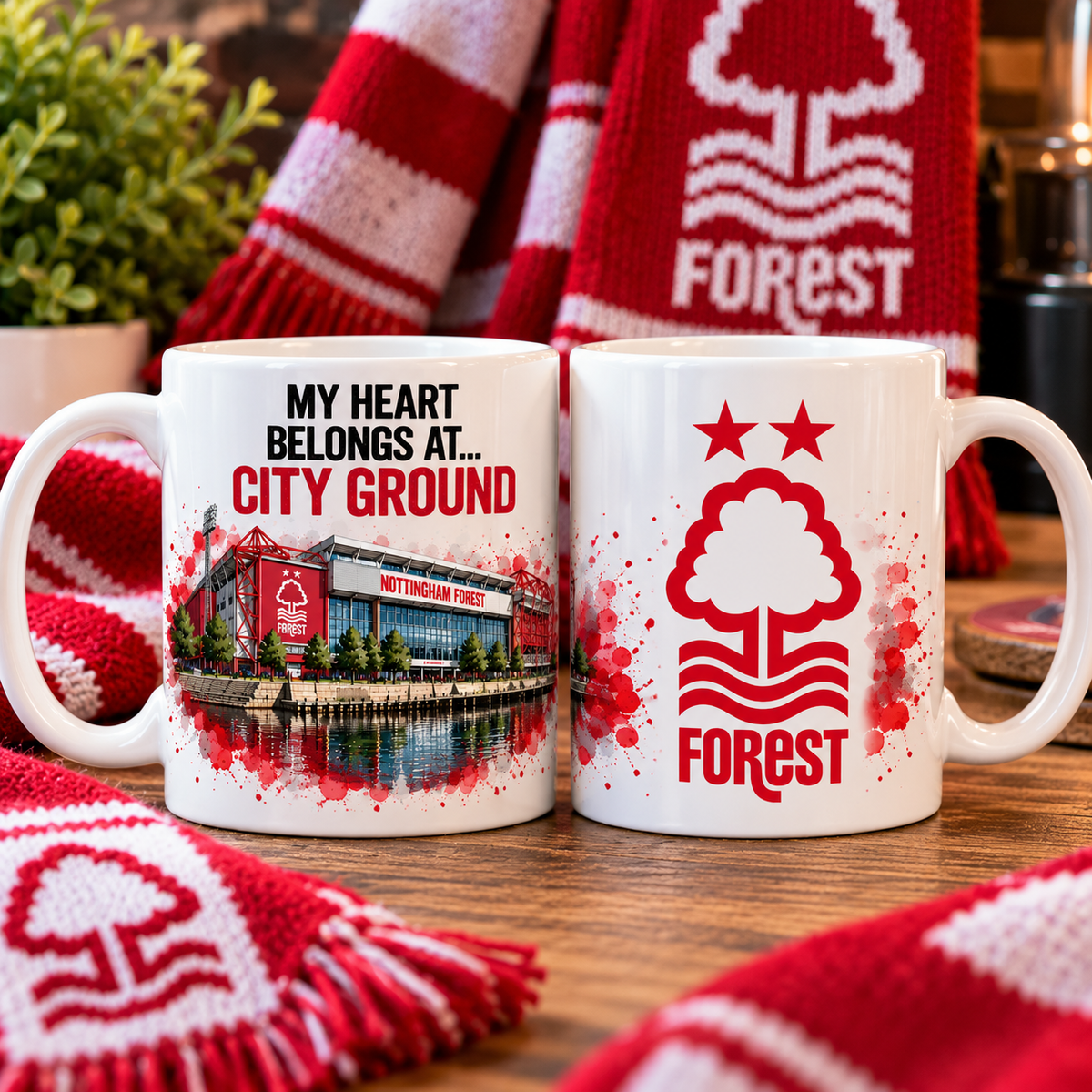 Football Stadium Mug – My Heart Belongs At…