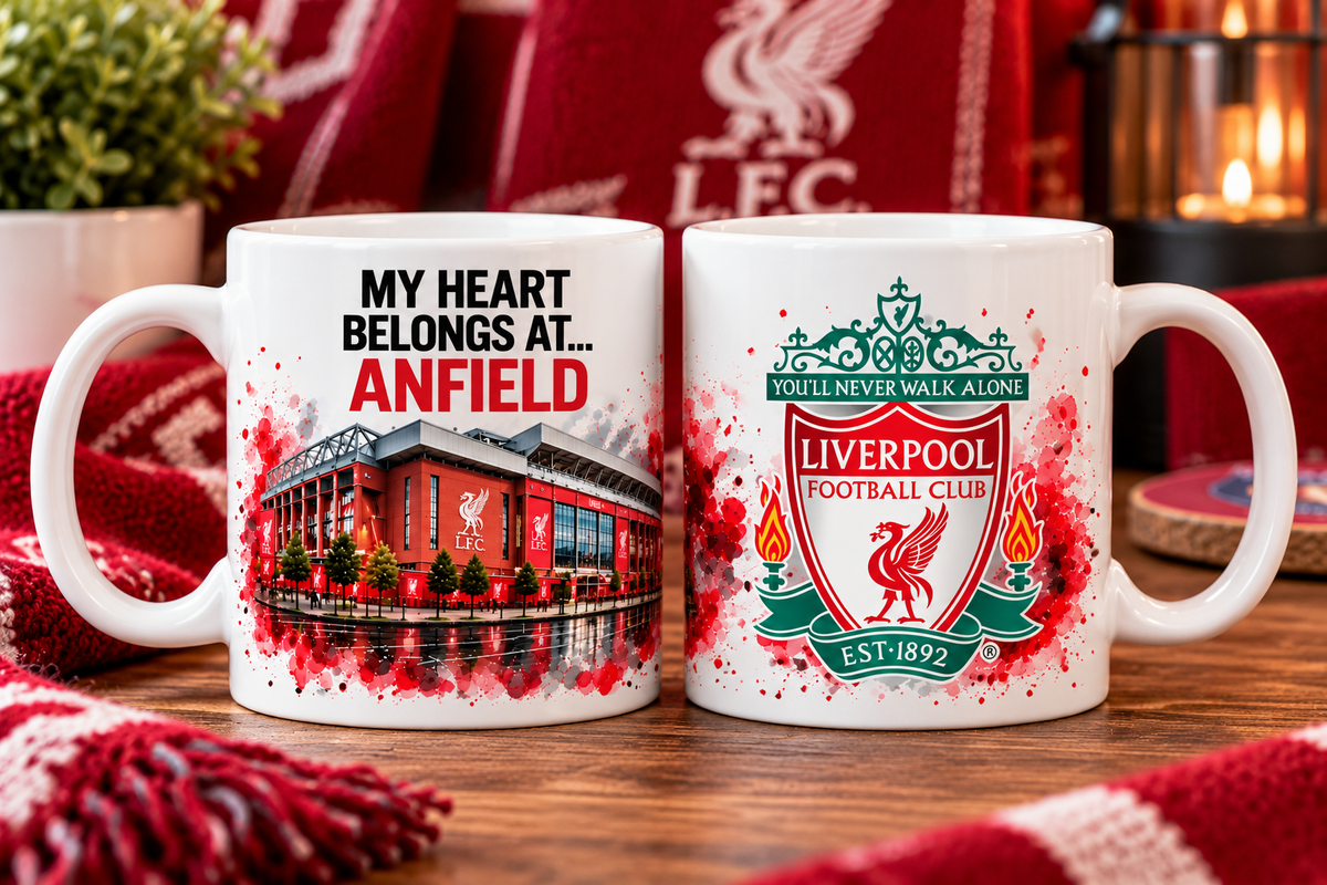 Football Stadium Mug – My Heart Belongs At…