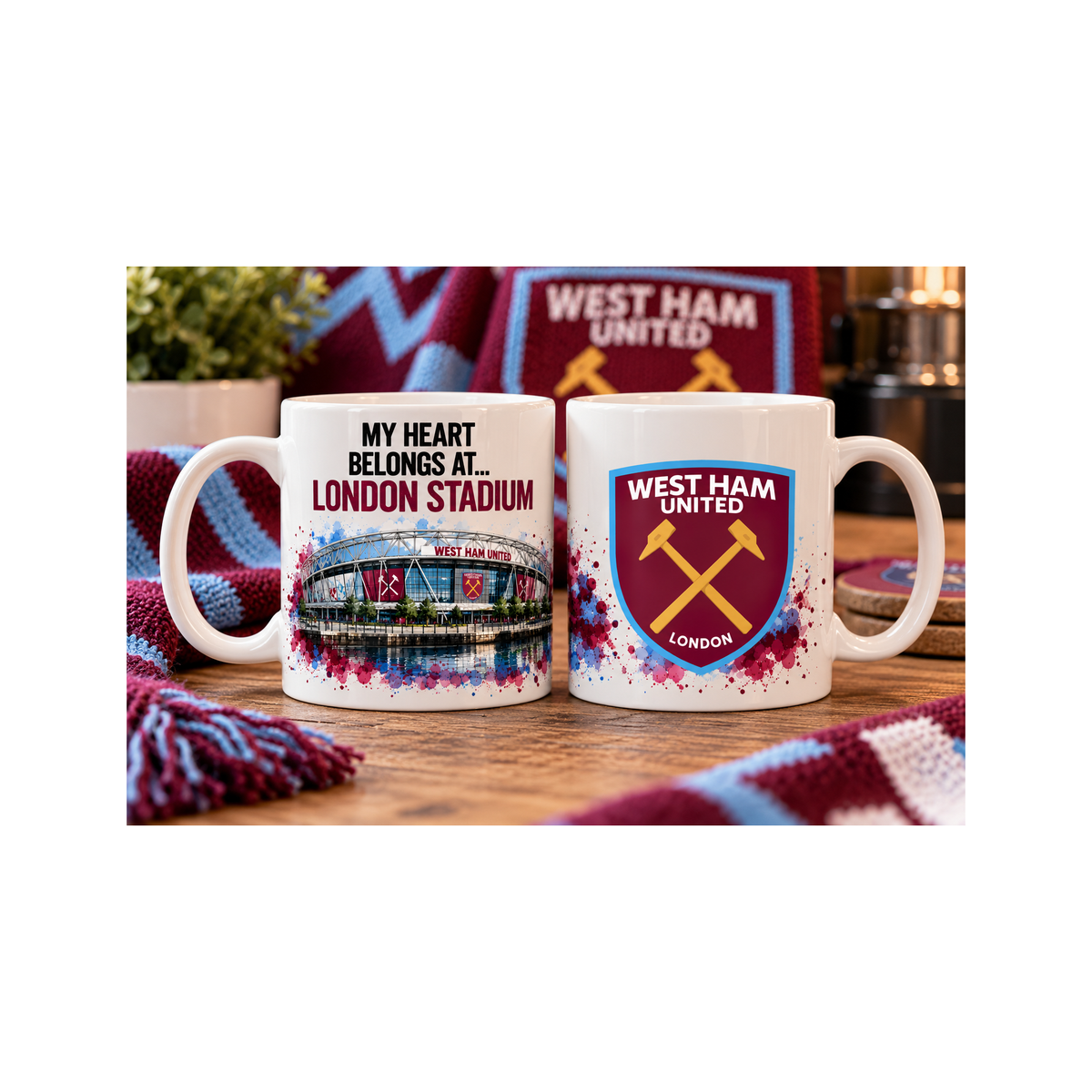 Football Stadium Mug – My Heart Belongs At…